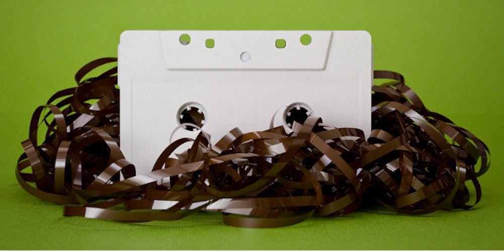 <p>Cassettebandje.</p>