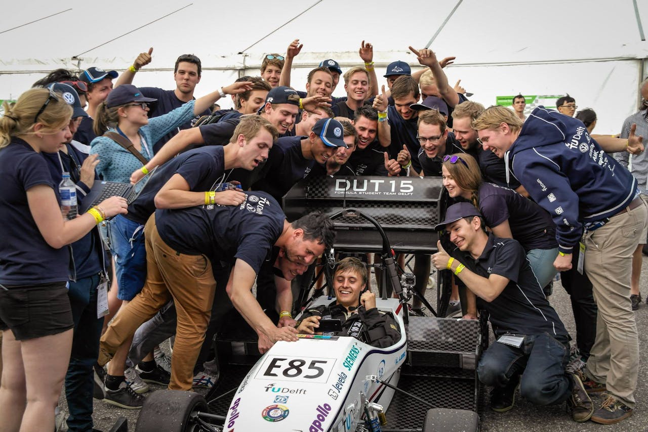 De studenten van de TU Delft werden afgelopen weekend in Duitsland de officieuze wereldkampioen.