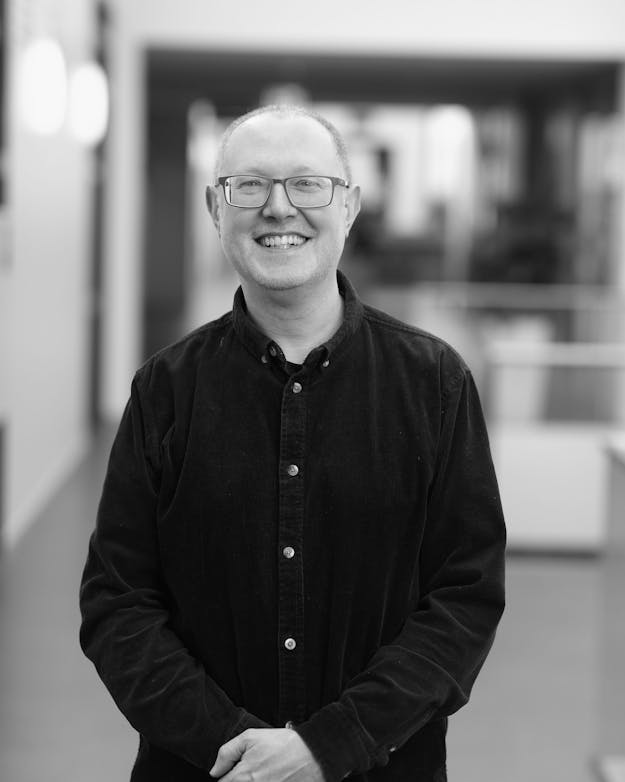 André van Hoorn. Portretfoto van André van Hoorn