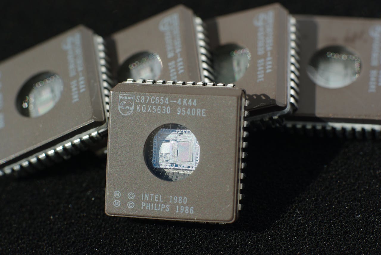 Een chip van Philips en Intel.