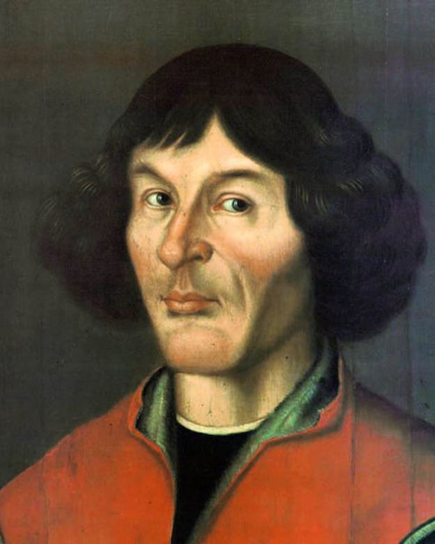 Hoe belangrijk het kan zijn je hart, eh, hoofd te volgen liet ook astronoom Nicolaas Copernicus (1473-1543) zien. Ondanks hoongelach van zijn tijdgenoten liet het idee dat de aarde om de zo’n draaide en niet andersom hem niet los. Een schilderij. Een portret van Nikolaus Kopernikus.