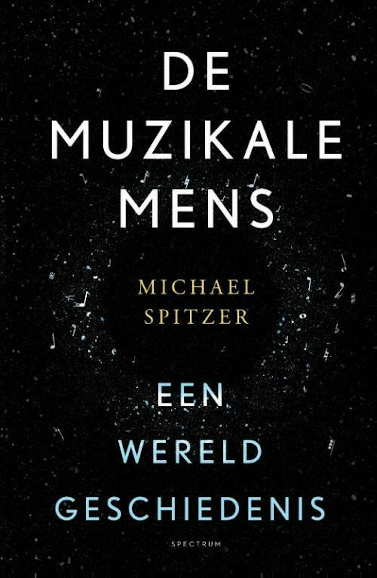 Een cover van audioboek de muzikale mens van Michael Spitzer.