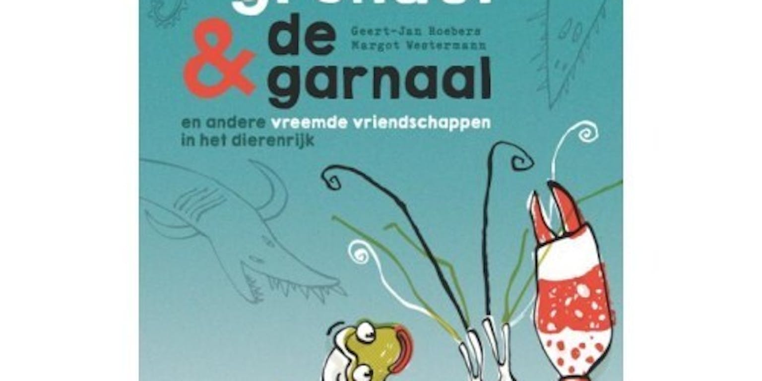 De cover van het boek 'De grondel en de garnaal' van Geert-Jan Roebers en Margot Westermann.