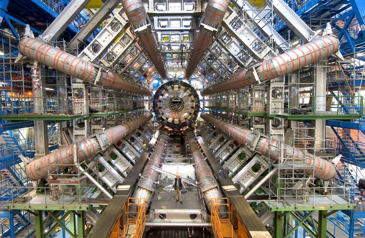 ATLAS detector, Large Hadron Collider, CERN.