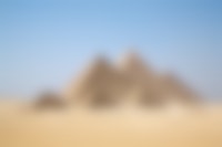 De piramides van Gizeh in Egypte.