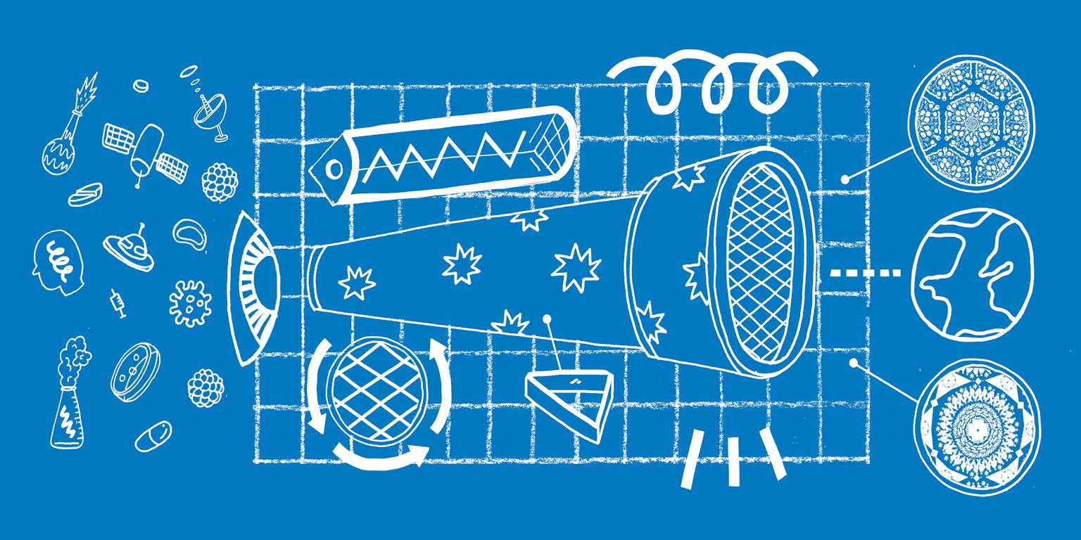 Een telescoop die voor iedereen een ander beeld schetst.