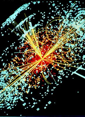 Een afbeelding van het CMS Higgs-event.