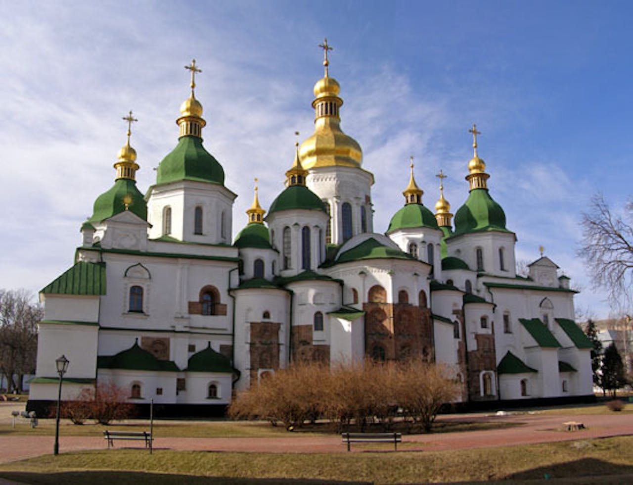 De Sint-Sophiakathedraal in Kiev, Oekraïne.