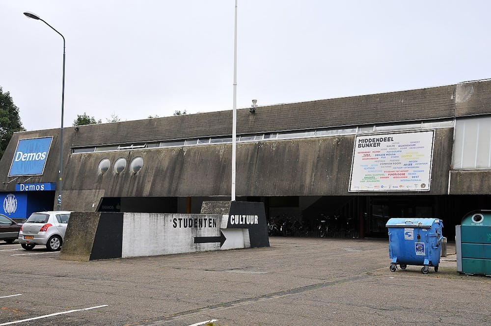 Voormalig studentencentrum De Bunker in Eindhoven