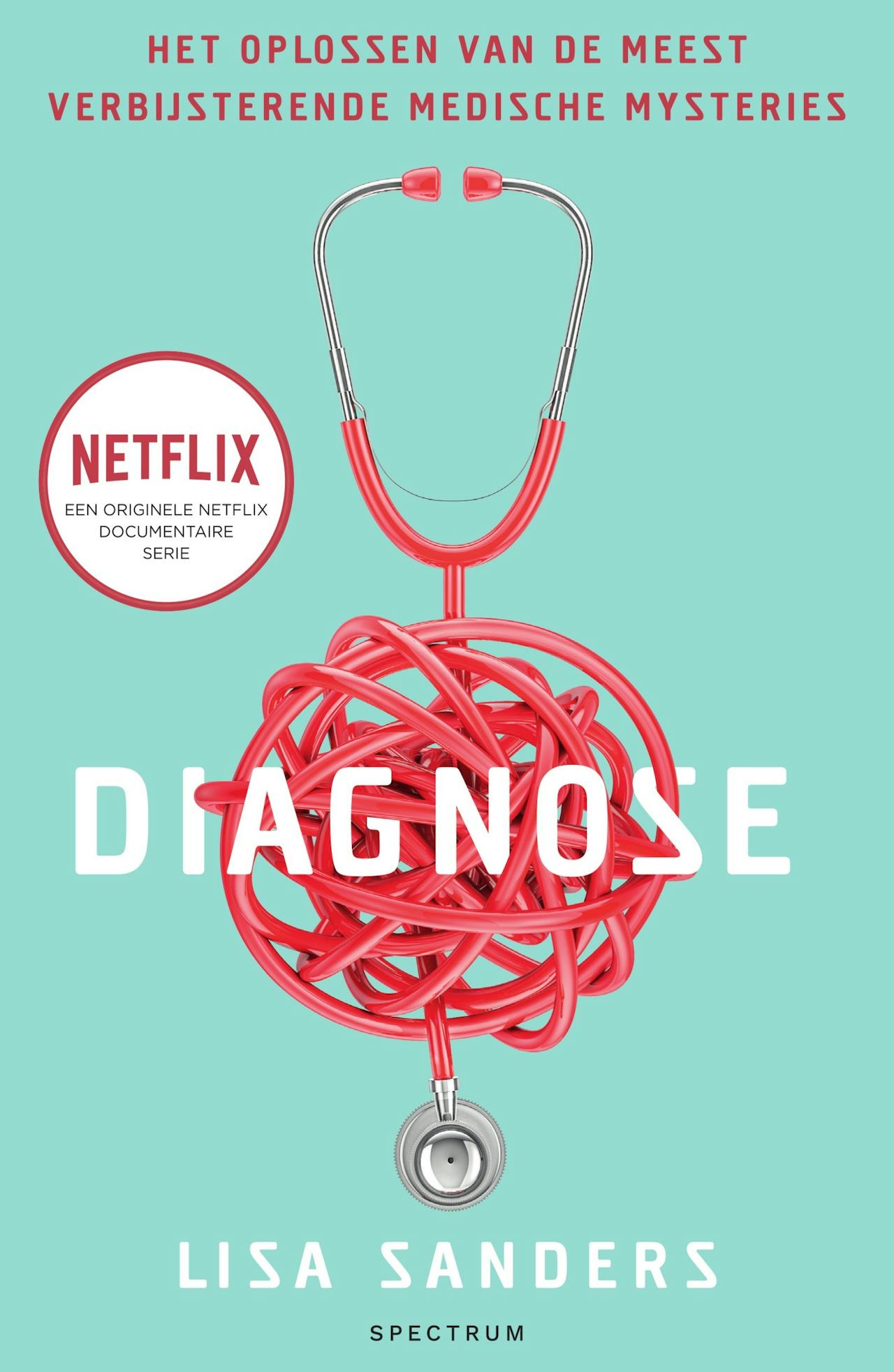 Een Netflix-poster met het woord diagnose erop.