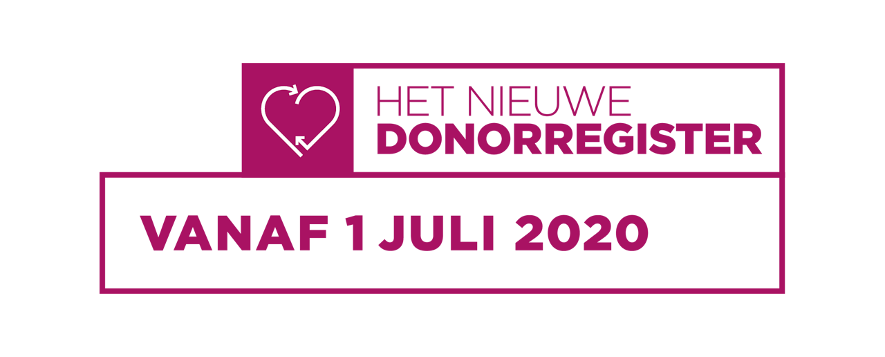 Op 1 juli 2020 komt de nieuwe donorwet. In het register geef je aan of je na je overlijden organen of weefsels afstaat. In 2018 vonden er 1339 transplantaties plaats, daarvan ging het bijna 1000 keer om een nier.