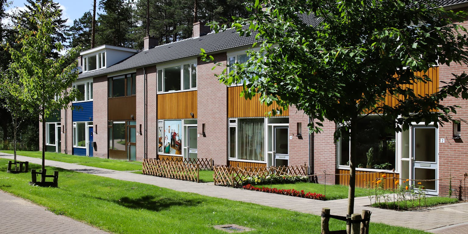 Doorzonwoningen in het Nederlands Openluchtmuseum