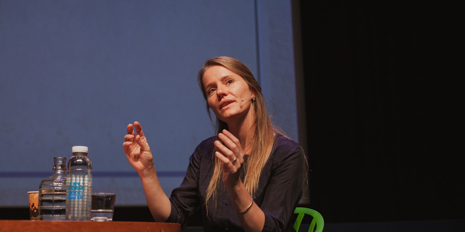 Eline Bunnik tijdens DNA-festival