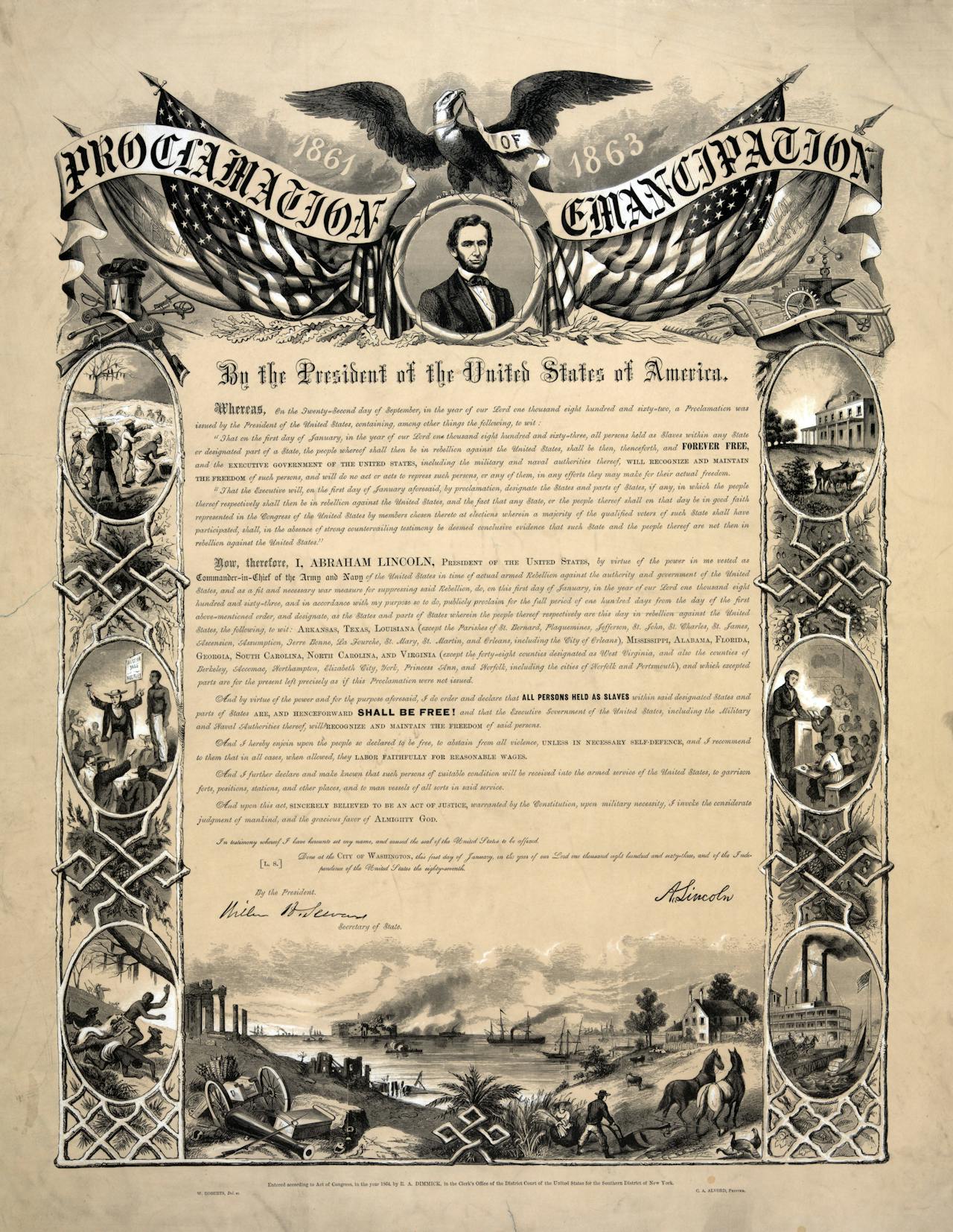 Lincoln's emancipatieproclamatie.