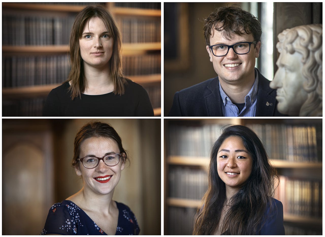 Claudia Quelle, Jordy Davelaar, Marieke Hopman en Dan Jing Wu