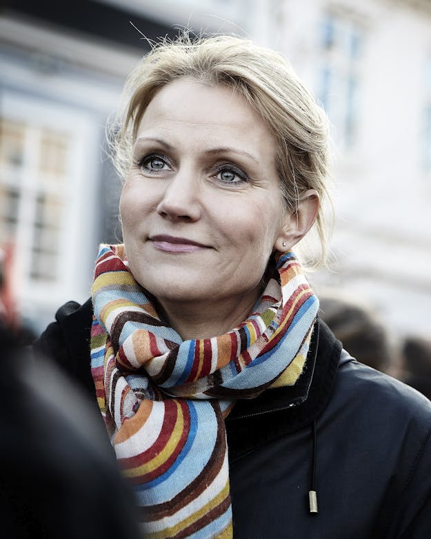 De Deense premier Helle Thorning-Schmidt, aan wie soms getwijfeld werd vanwege haar uiterlijk. Portret van de Deense premier Helle Thorning Schmidt.