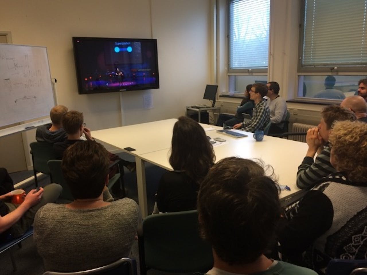 Wij keken de livestream tussendoor en waren enthousiast!