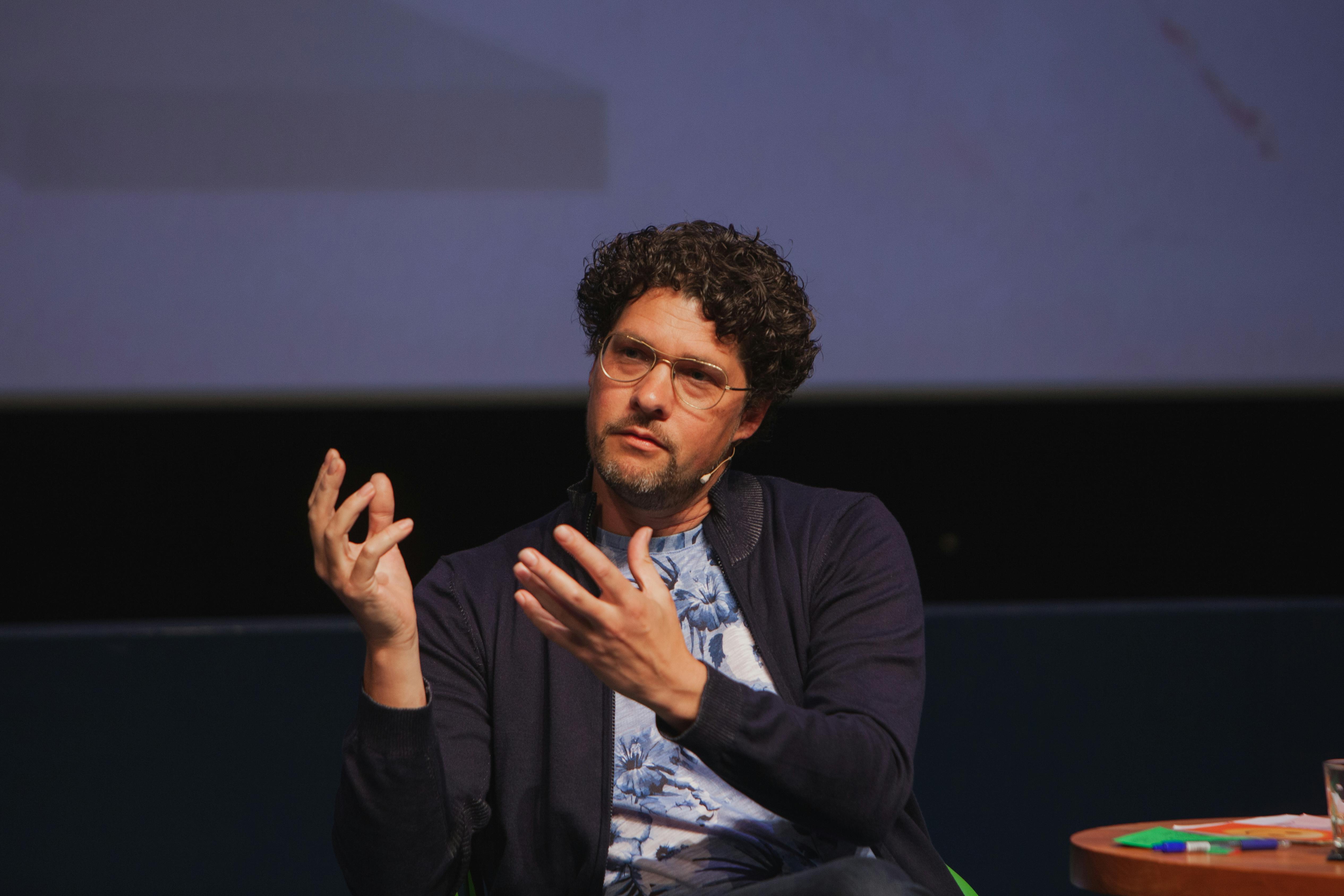 Marc van Mil tijdens DNA-festival