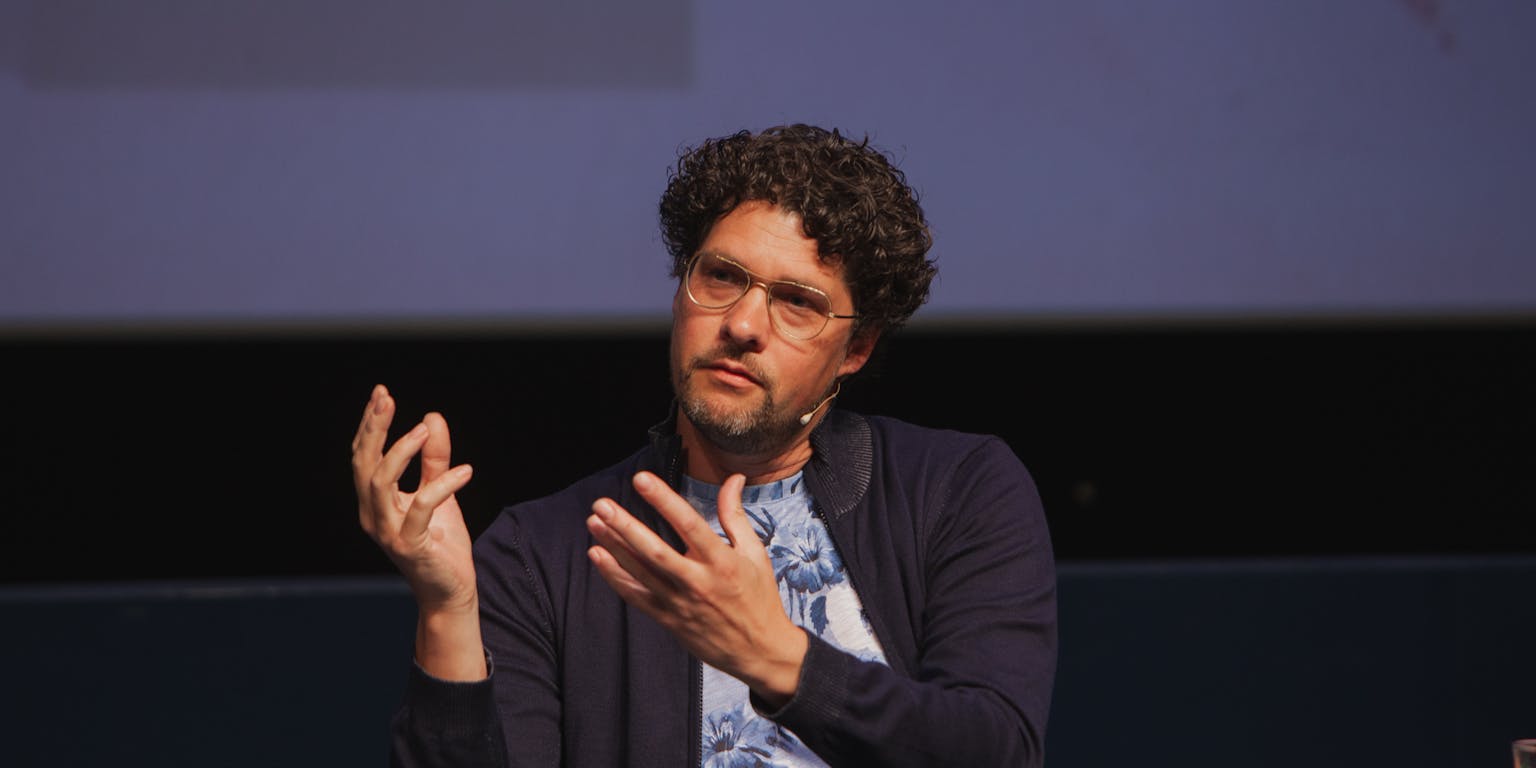 Marc van Mil tijdens DNA-festival