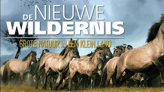 Een cover van het boek: De nieuwe wildernis. Grote natuur in een klein land.