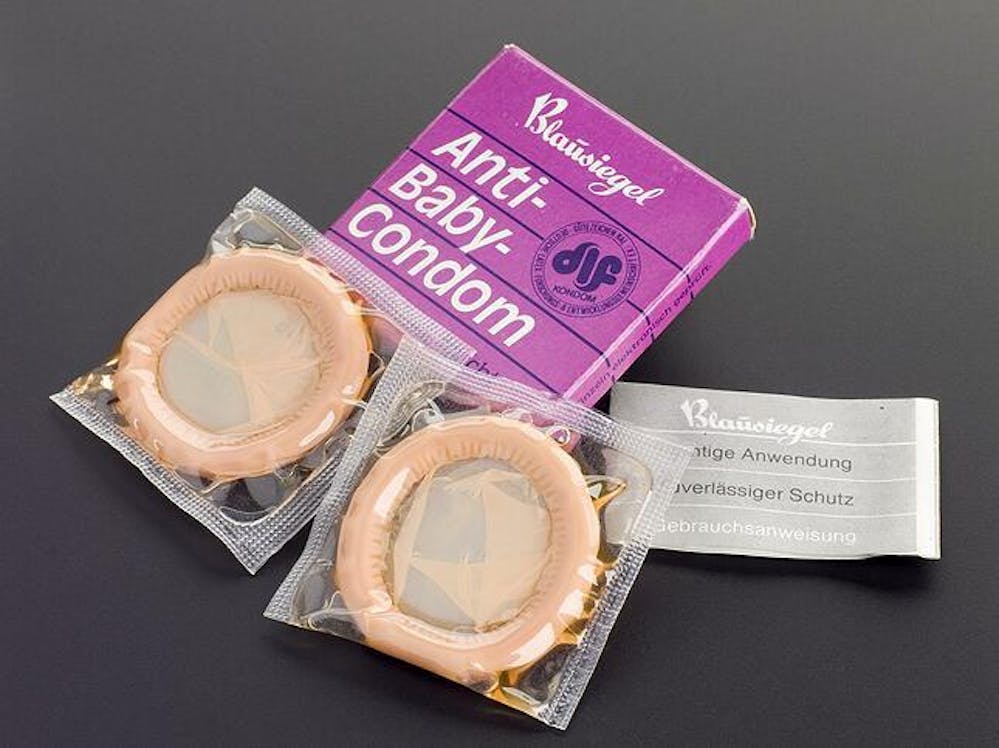 Condooms in verpakking.