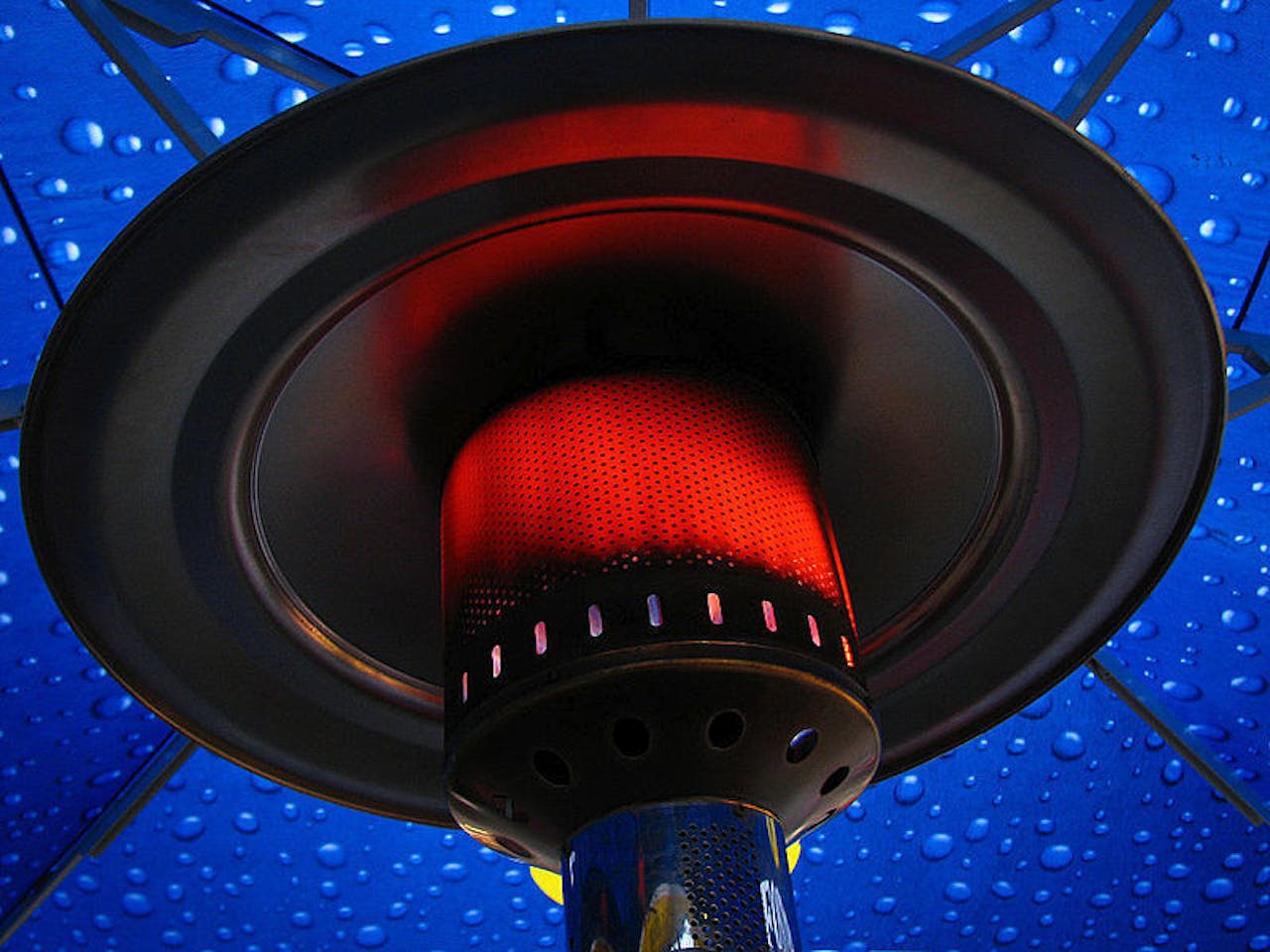 Met een terrasverwarmer warm je de atmosfeer direct op…