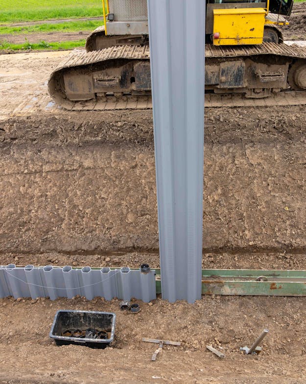 Plaatsing van het filterscherm.