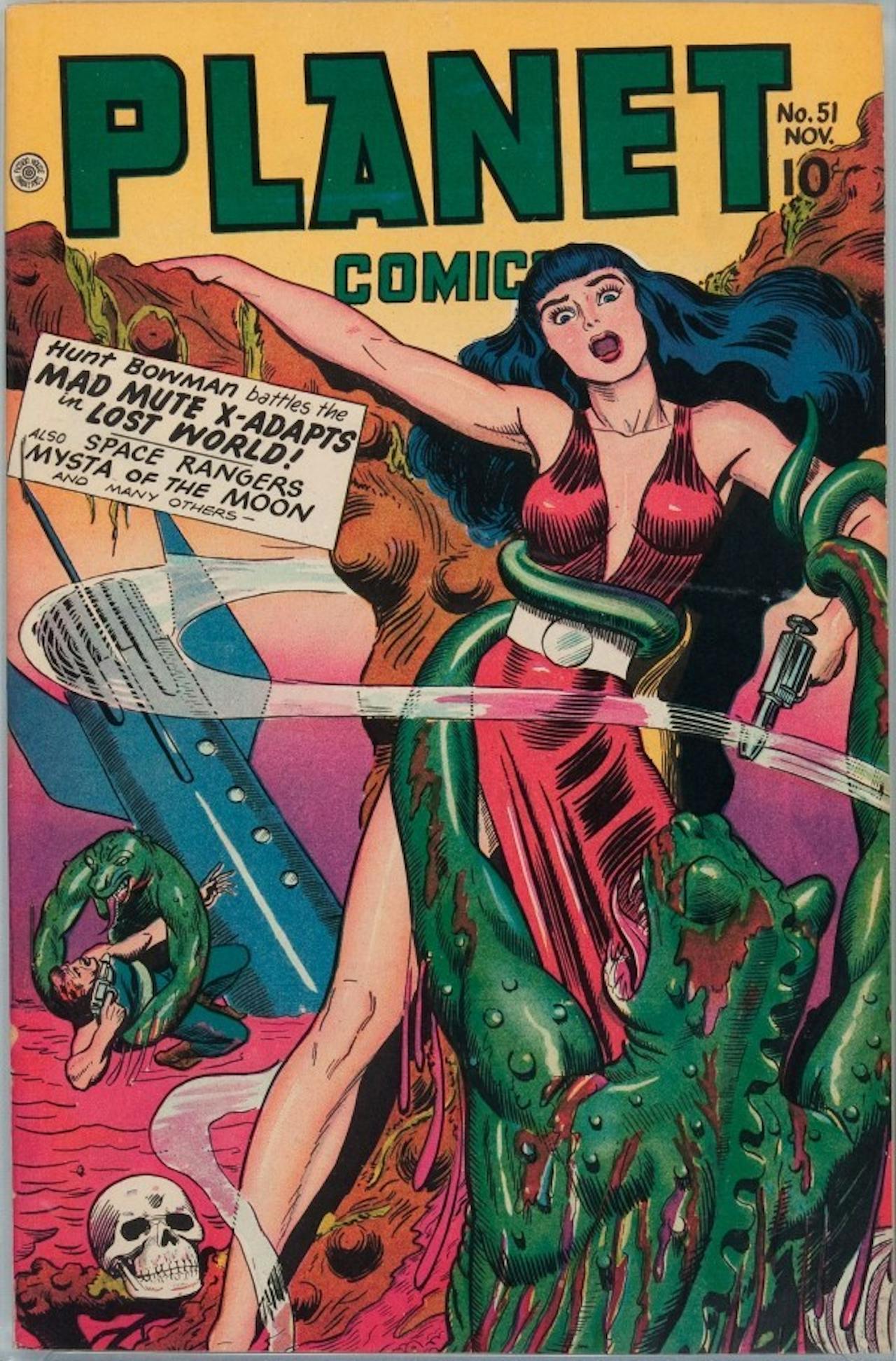 De cover van het blad Planet Comics, nummer 51.