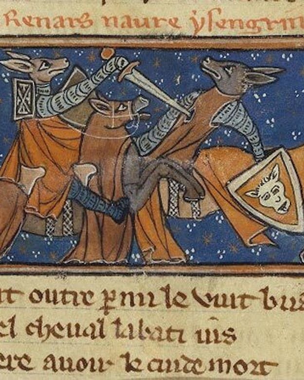 Fragment uit De vos Reynaerde Fragment uit De vos Reynaerde