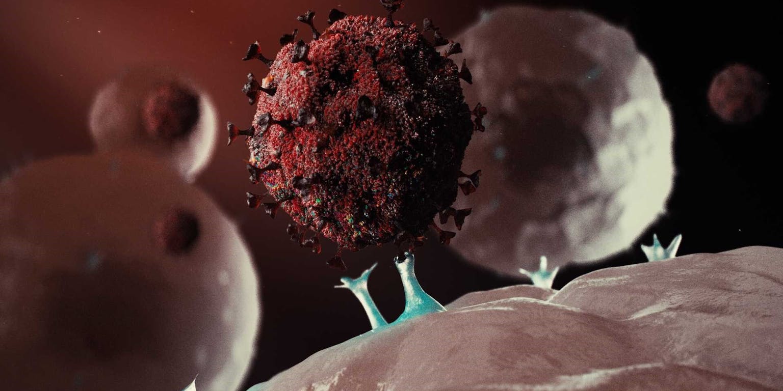 Illustratie van het coronavirus