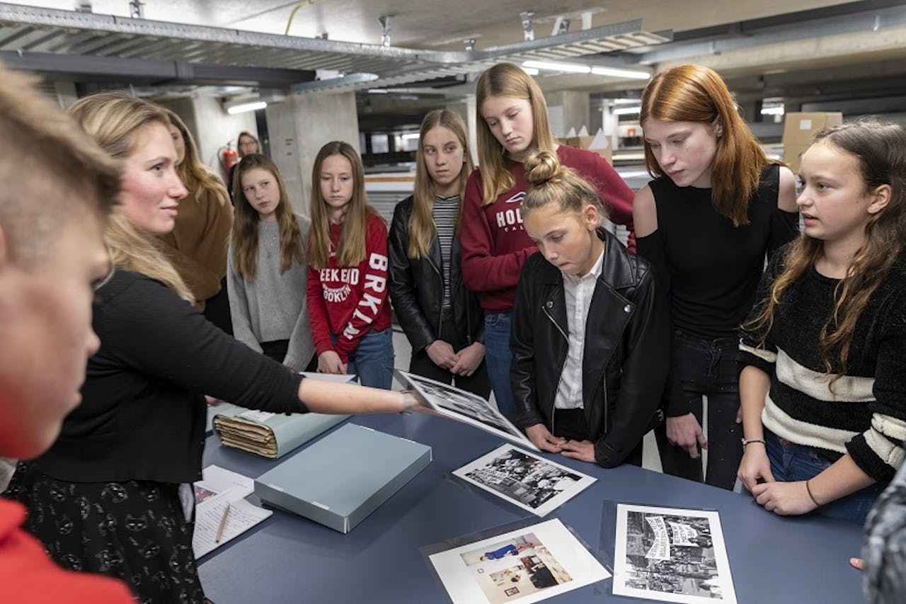 Schoolkas in het NA-depot