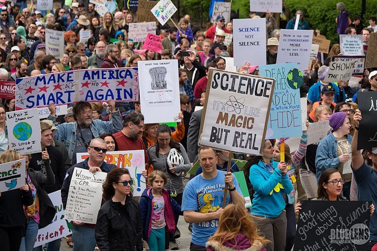 Wetenschappers die vóór wetenschap zijn? Moet kunnen. (Science March Pittsburgh, 22 april 2017)