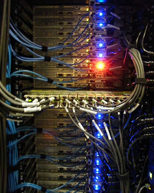 Supercomputer achterkant Supercomputer achterkant