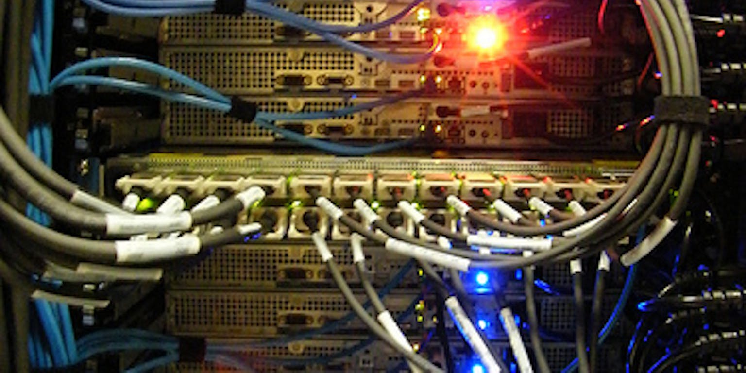 Supercomputer achterkant