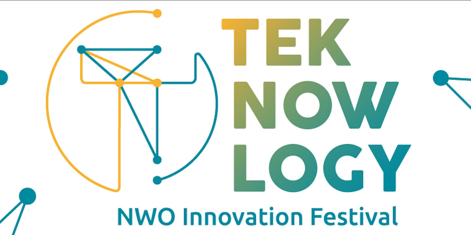 Een banner van Teknowlogy. Het NWO Innovation Festival.
