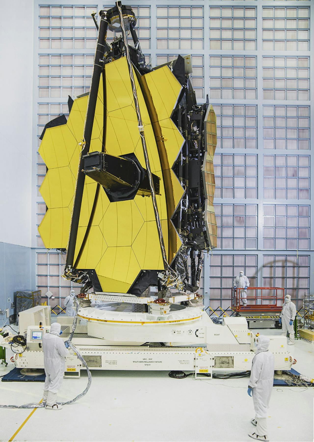 De James Webb ruimtetelescoop.