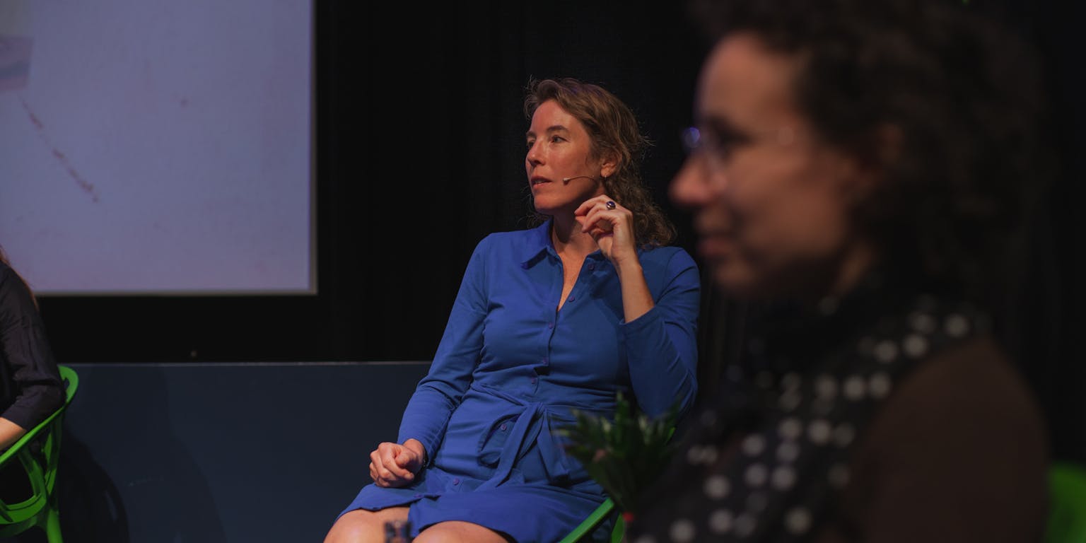 Tinca Polderman tijdens DNA-festival