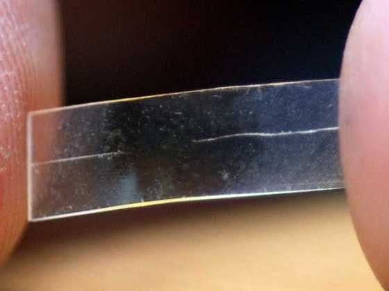 Een foto van zelfhelend polymeer.