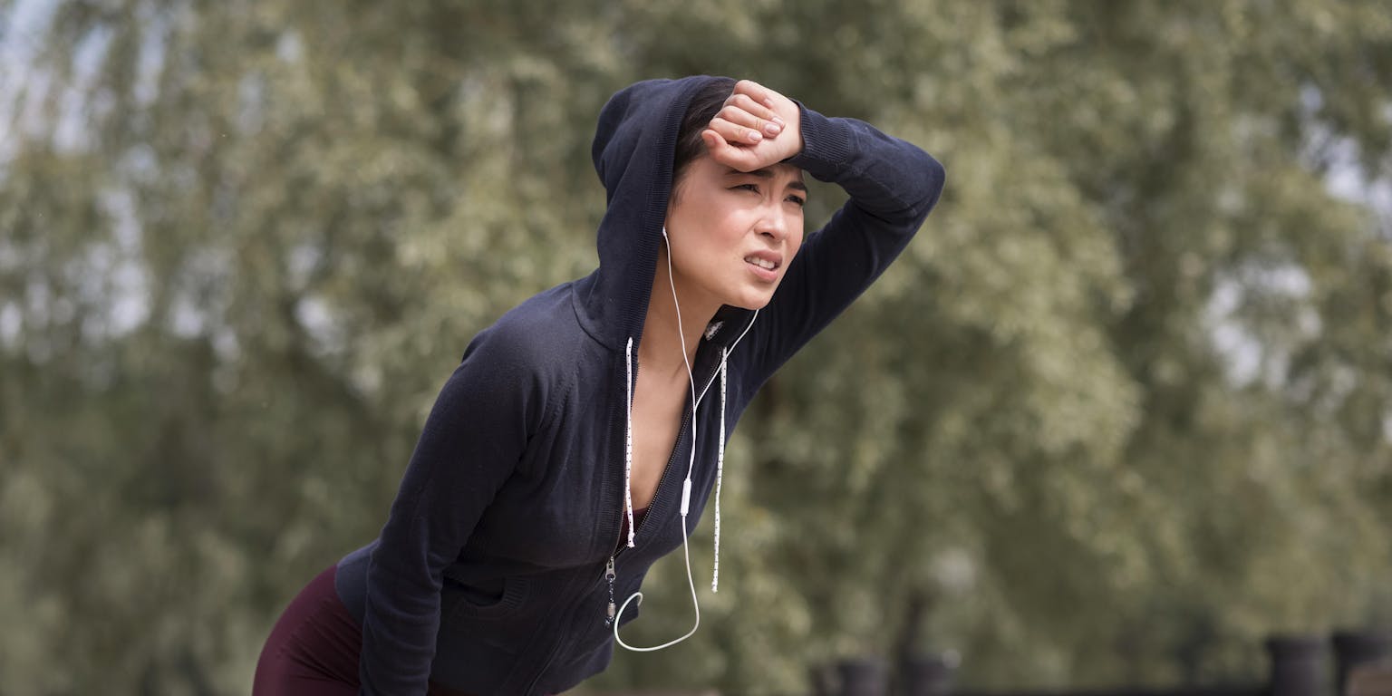 Hardloper na een training