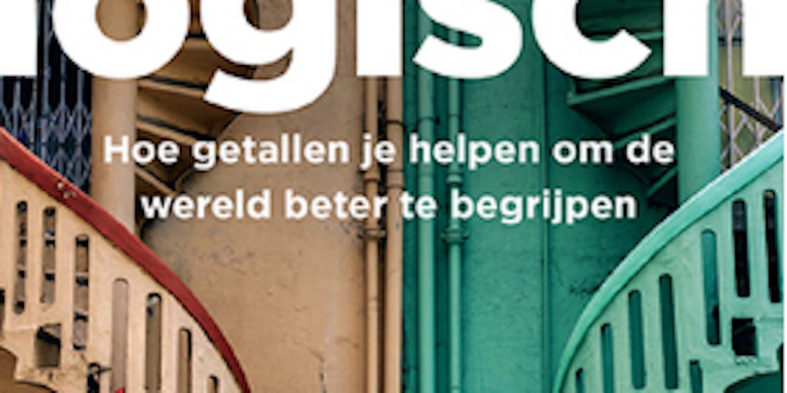 Cover van een boek van Ionica Smeets. Titel: Super logisch. Hoe getallen je helpen om de wereld beter te begrijpen.