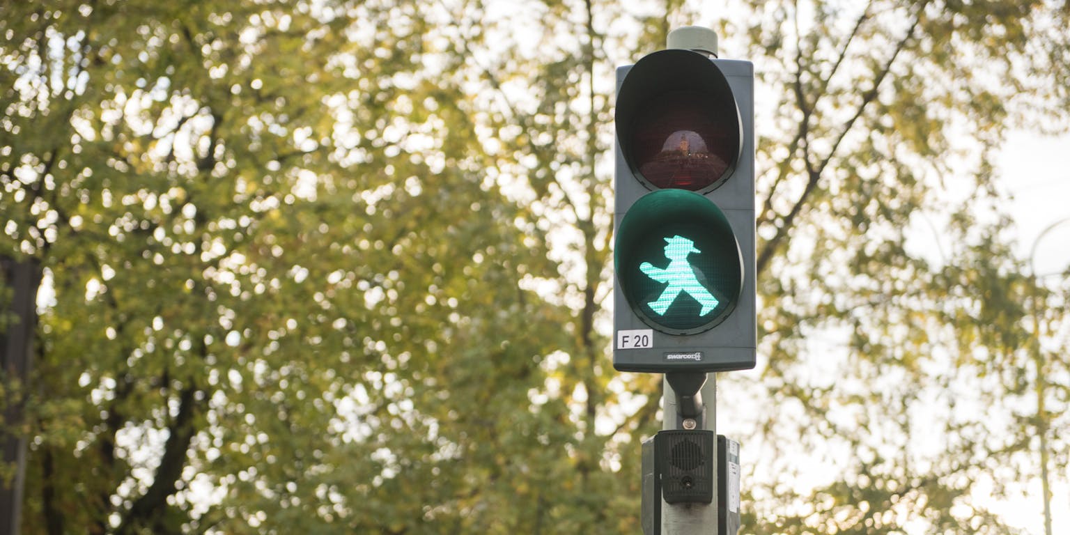 Voetgangersoversteek Duitsland