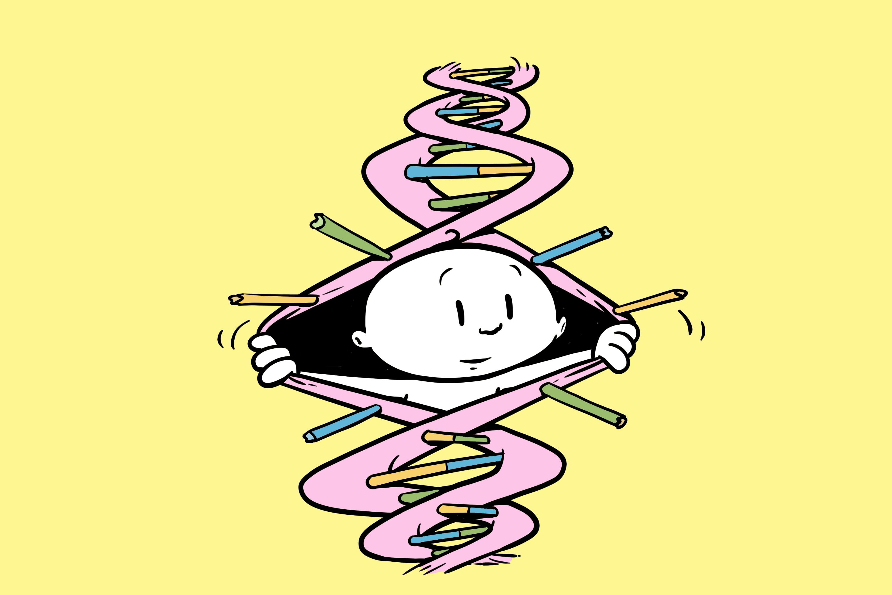 Baby in DNA-streng