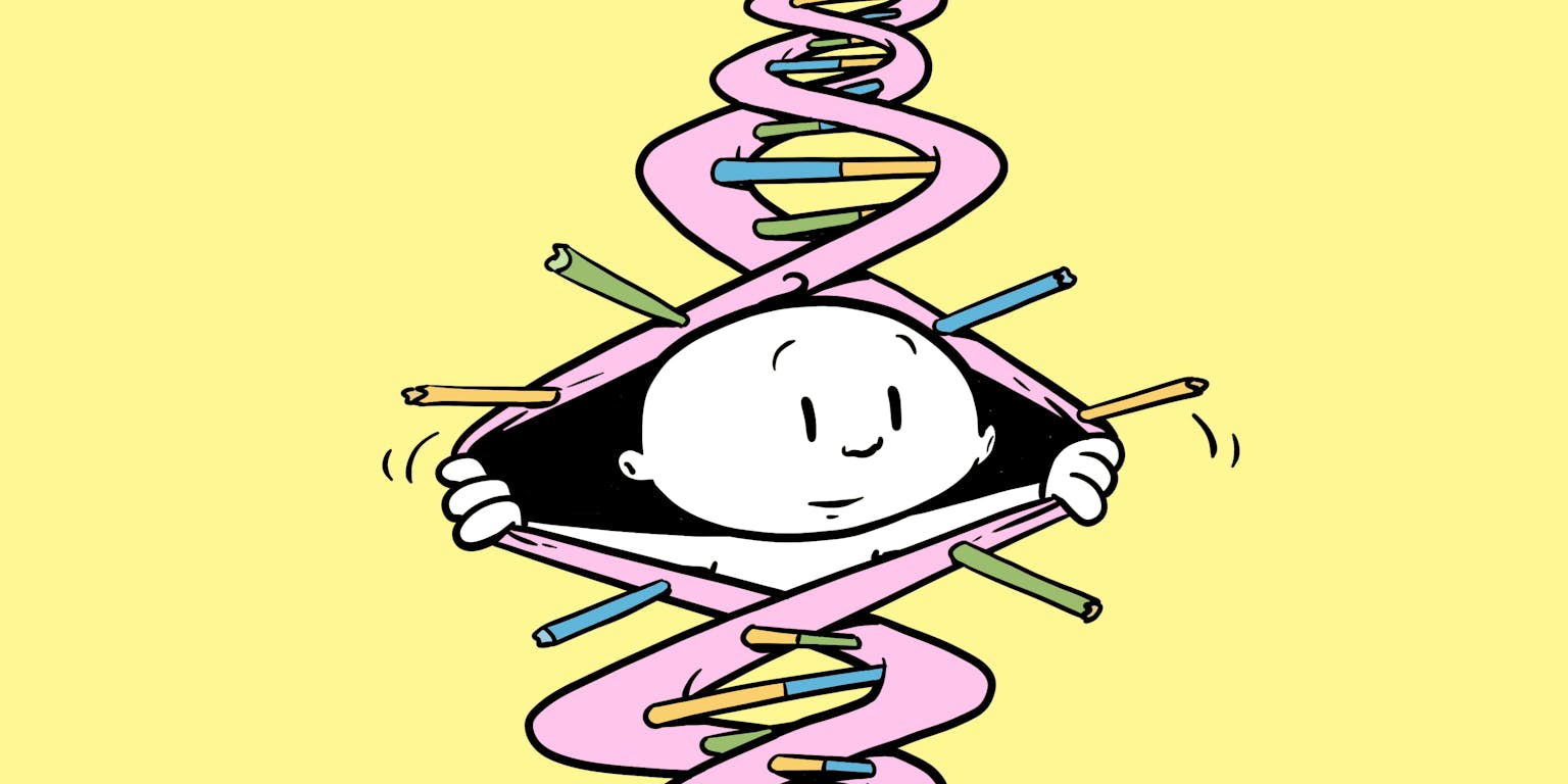 Baby in DNA-streng