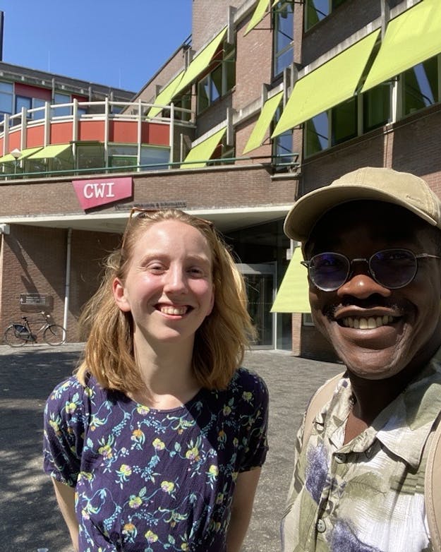 Tamara en Dwayne Dwayne Ansah en Tamara Florijn samen in gesprek