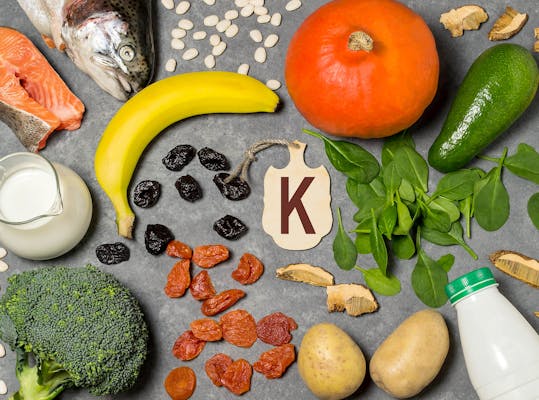 verschillende producten die veel vitamine K bevatten