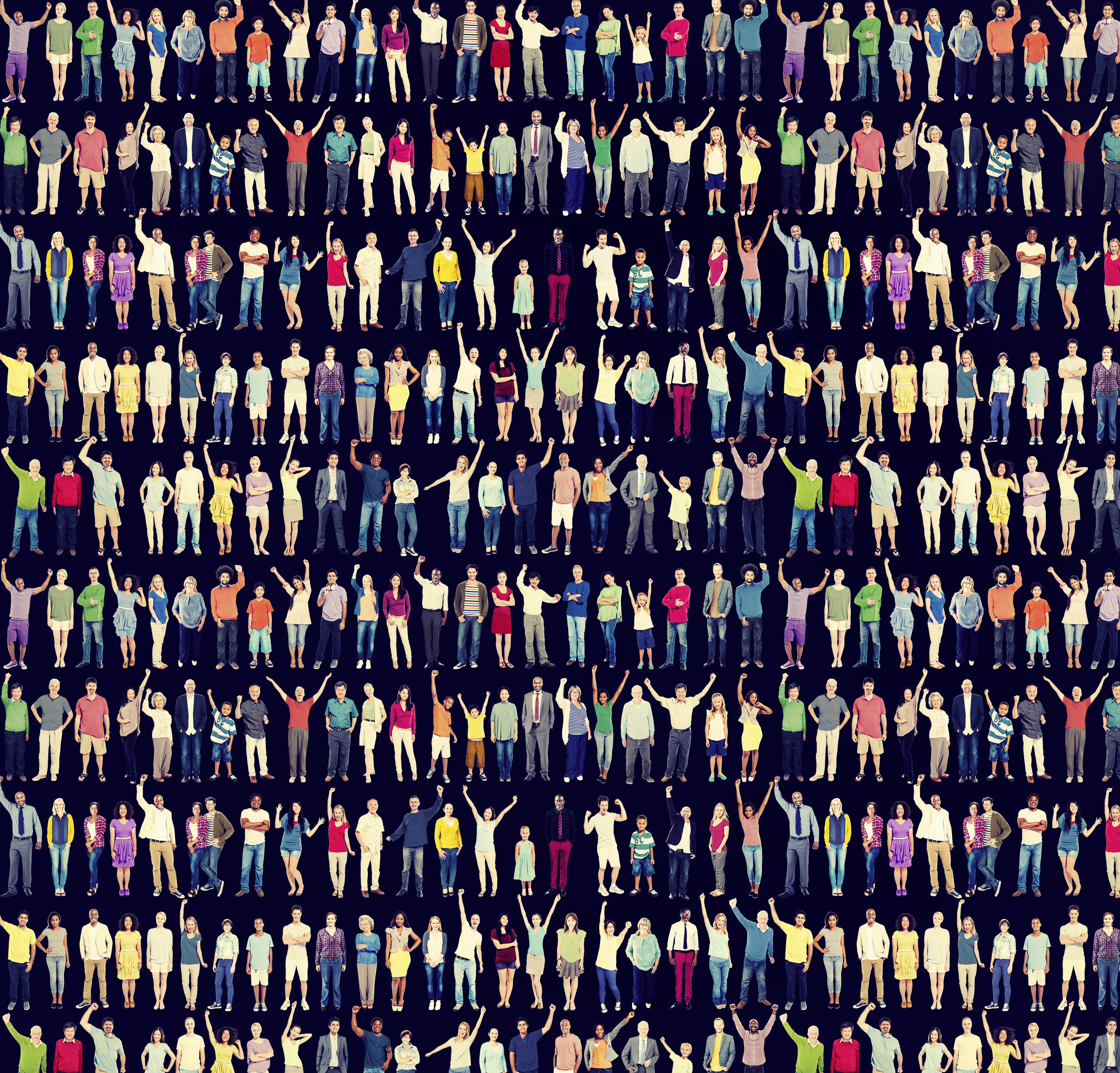 Diverse groep mensen