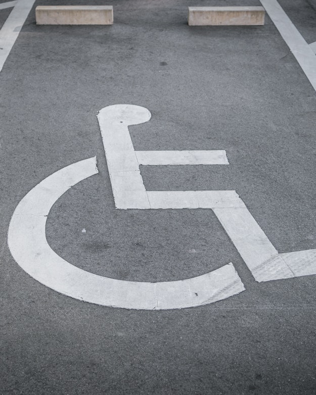 Parkeerplaats voor gehandicapten