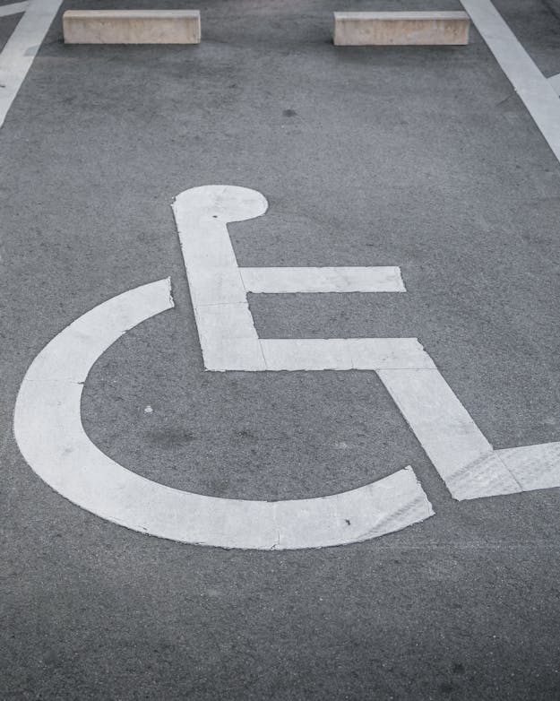 Parkeerplaats voor gehandicapten Parkeerplaats voor gehandicapten