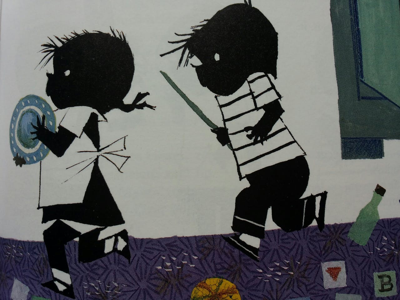 “Jij was de dief,” zegt Jip. “En dan was ik de politieagent.” Zo begint een verhaaltje van Jip en Janneke. Het illustreert mooi hoe kinderen in hun fantasiespel de verleden tijd gebruiken. Op die manier geven ze aan dat het gebeuren buiten het hier en nu plaatsvindt. Praten over het verleden, de toekomst, over kennis of fantasie: het hoort allemaal tot wat men in het Engels non present talk noemt.