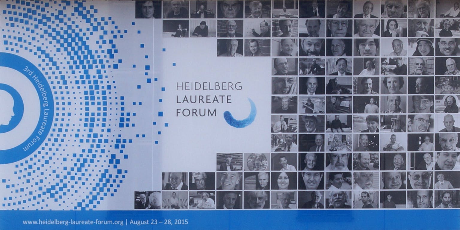 Een foto van de Heidelberg Laureate Conferentie.